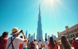 Dubai City Tour showcasing the city's famous landmarks
